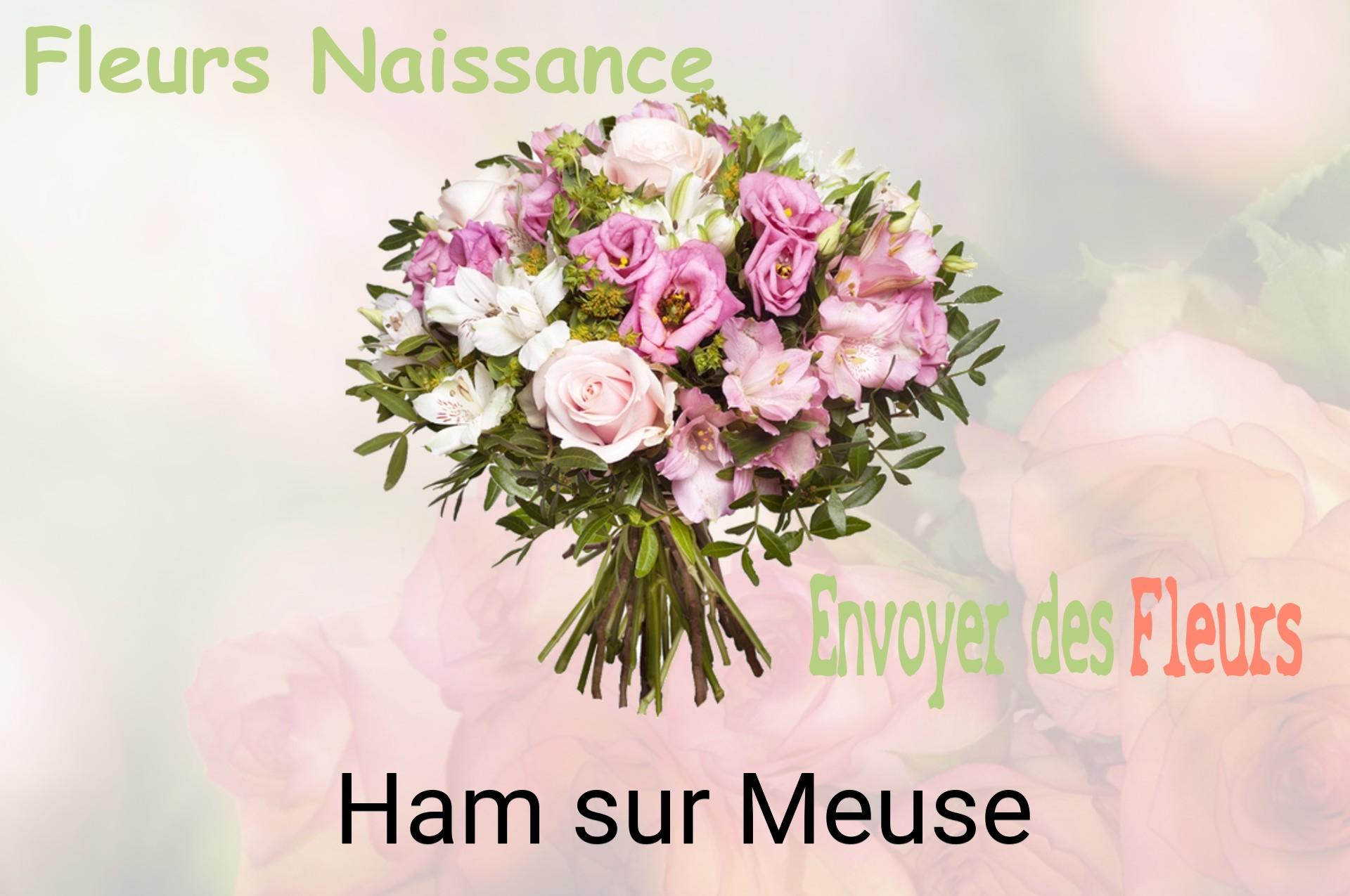 Bouquet de fleurs de naissance livré à Ham-sur-Meuse